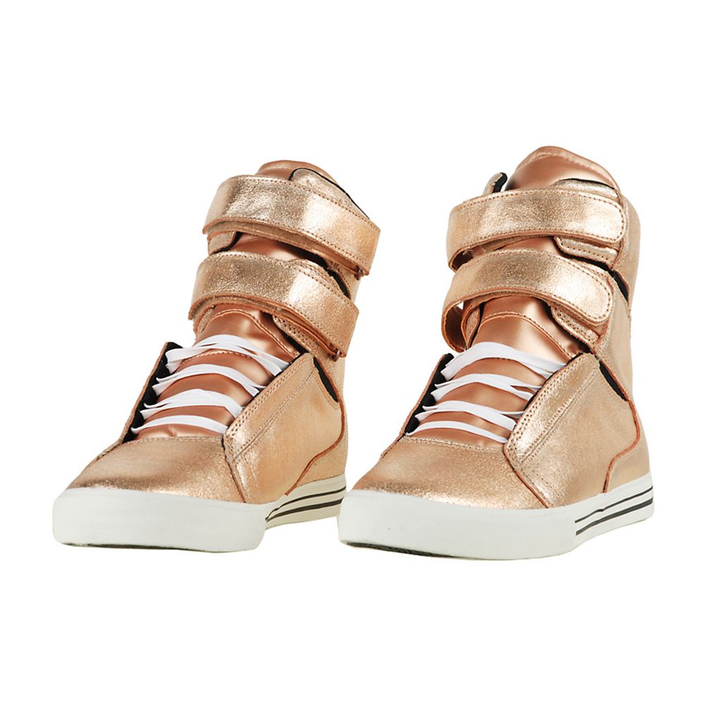 Baskets Montantes Supra TK Society Or Rose Rose Gold Homme | JGW-45632989